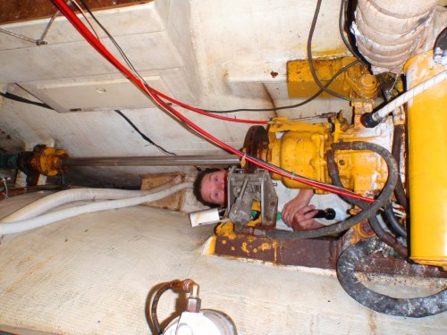 Finding and fixing a leak in a tight spot stirred up my creative skills!