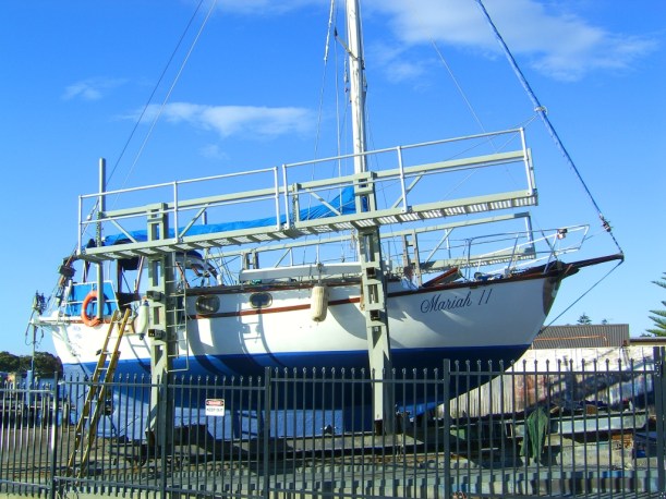 A good depth, 1.5 metres on Mariah. This meant we could get into fantastic ports such as Aitutaki.