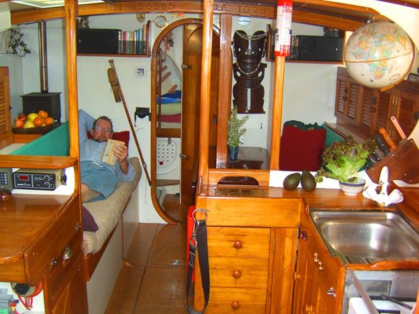 Mariah was small (33ft) but very roomy and comfortable.