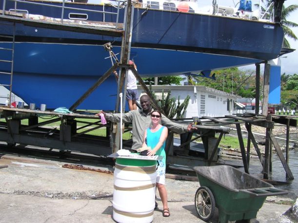 The dinghy dock payment each day was good fun too!