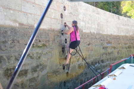 There was plenty of cheering as I made my way up.