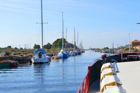 Entering the Canal du Midi
