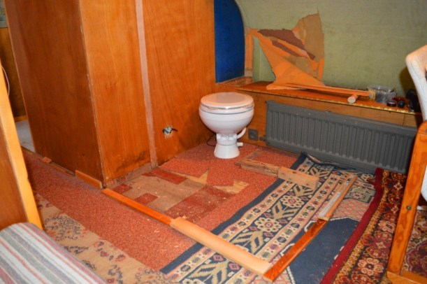 Cupboard gone - designing new 'bathroom'