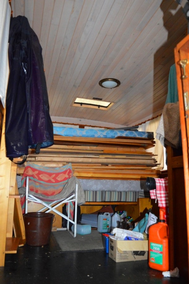 The wheelhouse - once upon a time we could sit here!