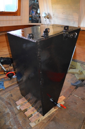 New holding tank - done!