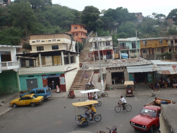 The town of Bahia de Caraquez
